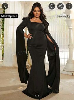 Long Sleeve Black Dress