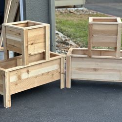 Cedar Planter Boxes