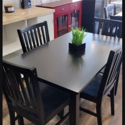 Small Black Dining Set (New )