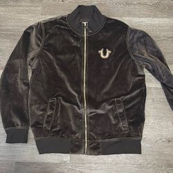 True Religion Velvet Zip Up