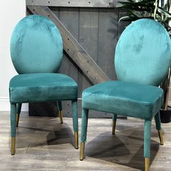 Velvet King Louis Back Side Chair