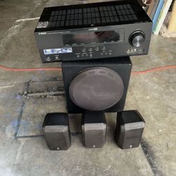 Receiver, Subwoofer, speakers