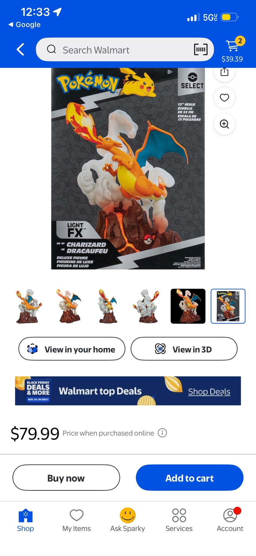 Pokémon Light Fox Charizard 13”