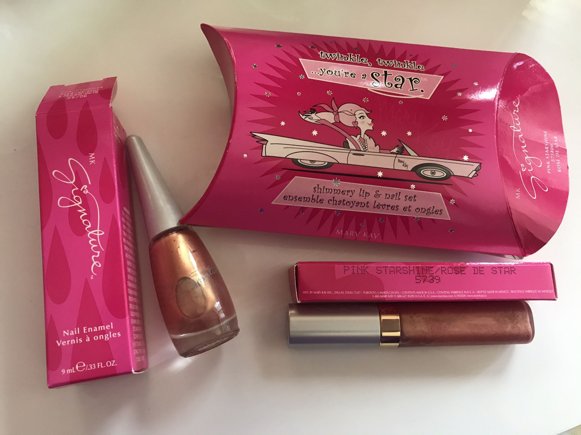 Mary Kay Shimmery lip and nail set