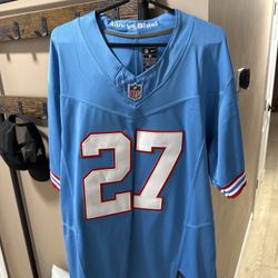Eddie George #27 Oilers Throwback Jersey – Nike Medium 🔥