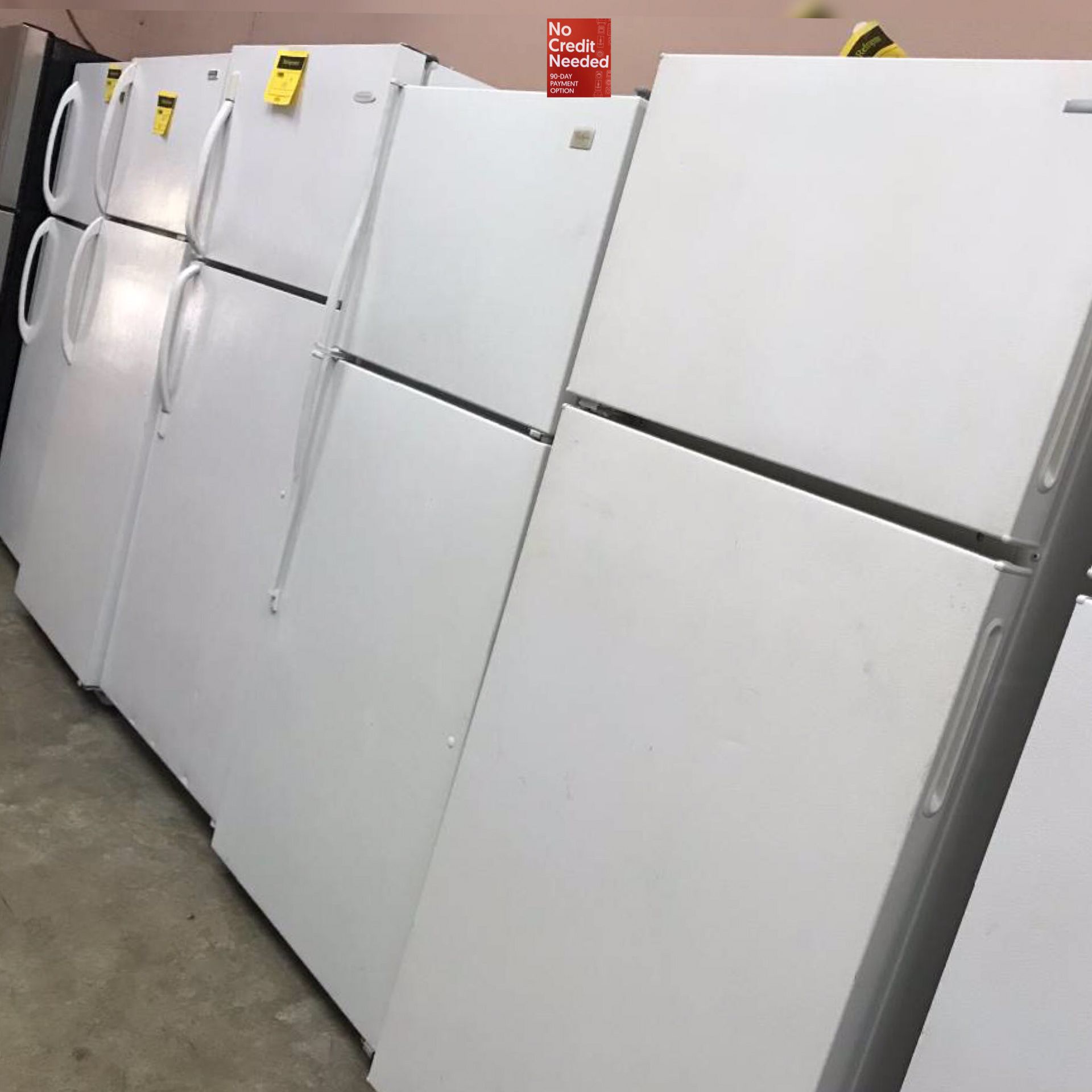 Refrigerators top and bottom