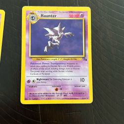 Haunter & Gastly Pokémon Card