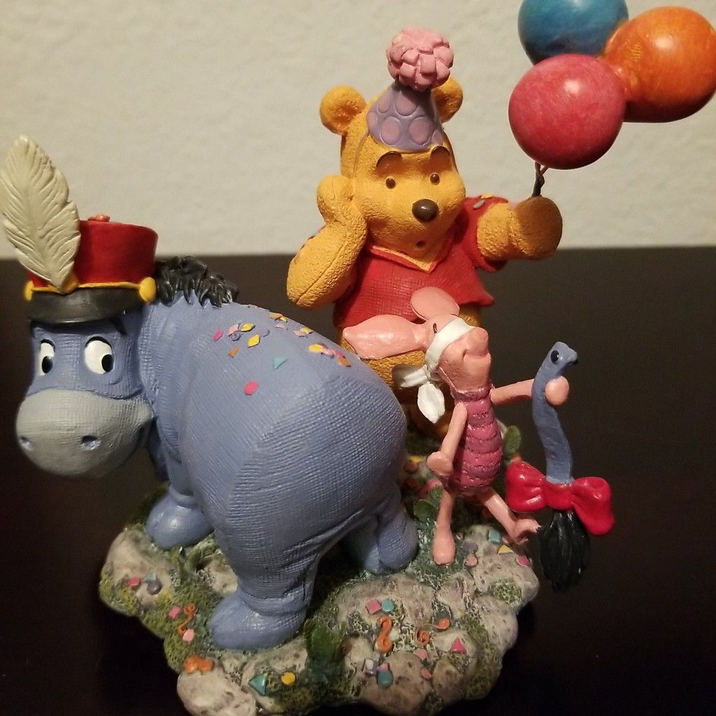 Simply Pooh Wishing You Birthday Merriment and Such Figurine - Winnie The Pooh