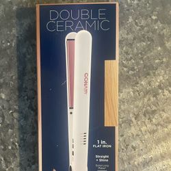 NEW 1’ Conair Double Ceramic Flat Iron