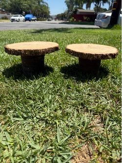 Rustic cake stands/ Treat stands $25 each or $20 if you buy more than one