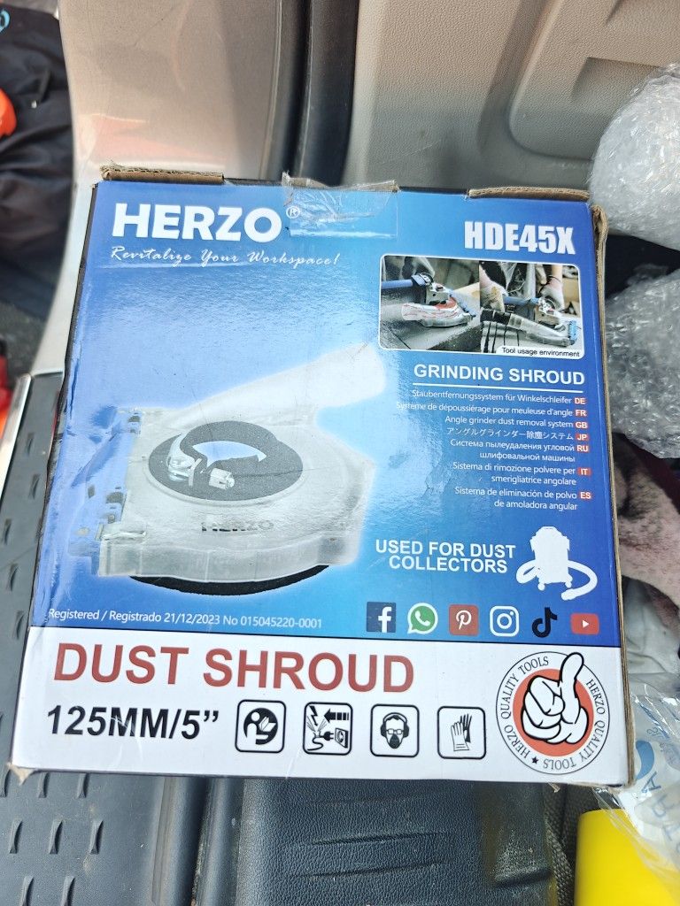 Dust Shroud For Angle Grinder