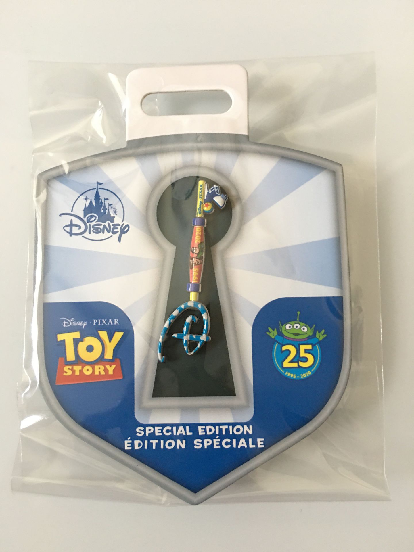 Toy Story 25th Anniversary Collectible Key Pin – Special