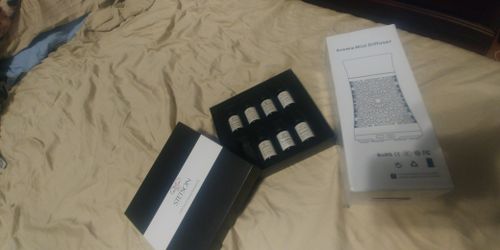 Essential oils & burner. All new