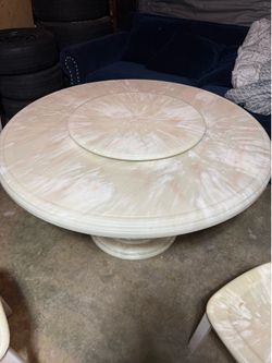 Marble table