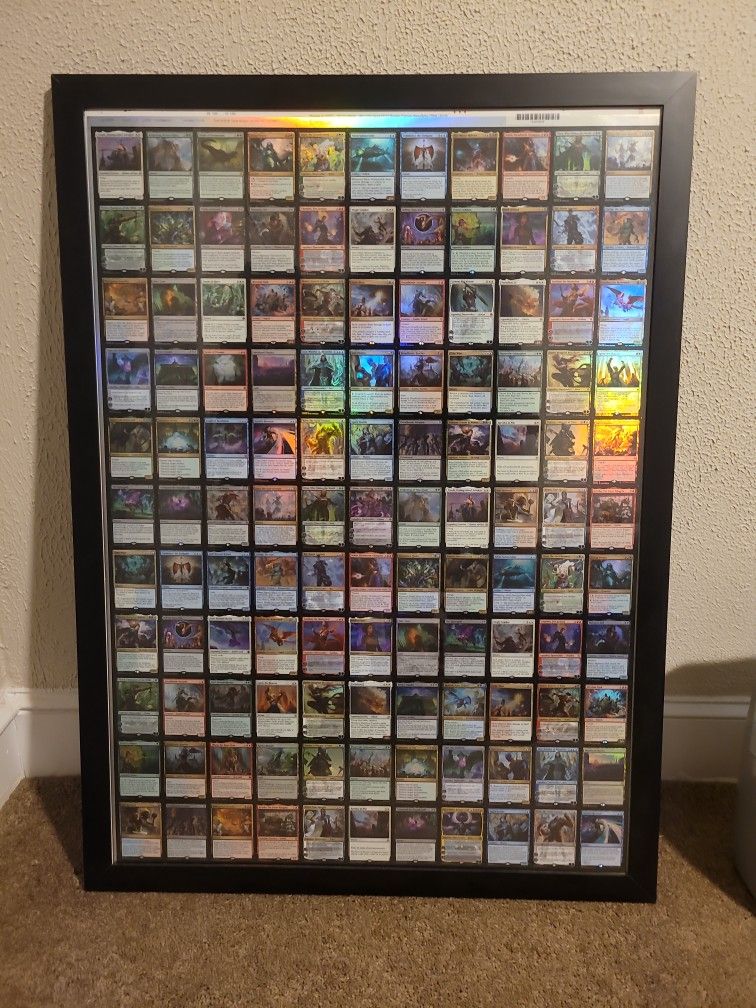 Mtg Uncut Foil Sheet