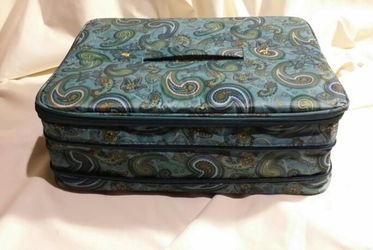 Joy Mangano Premier Jewelry Kit Custom Fit 2 Tier Traveler Jewelry Case