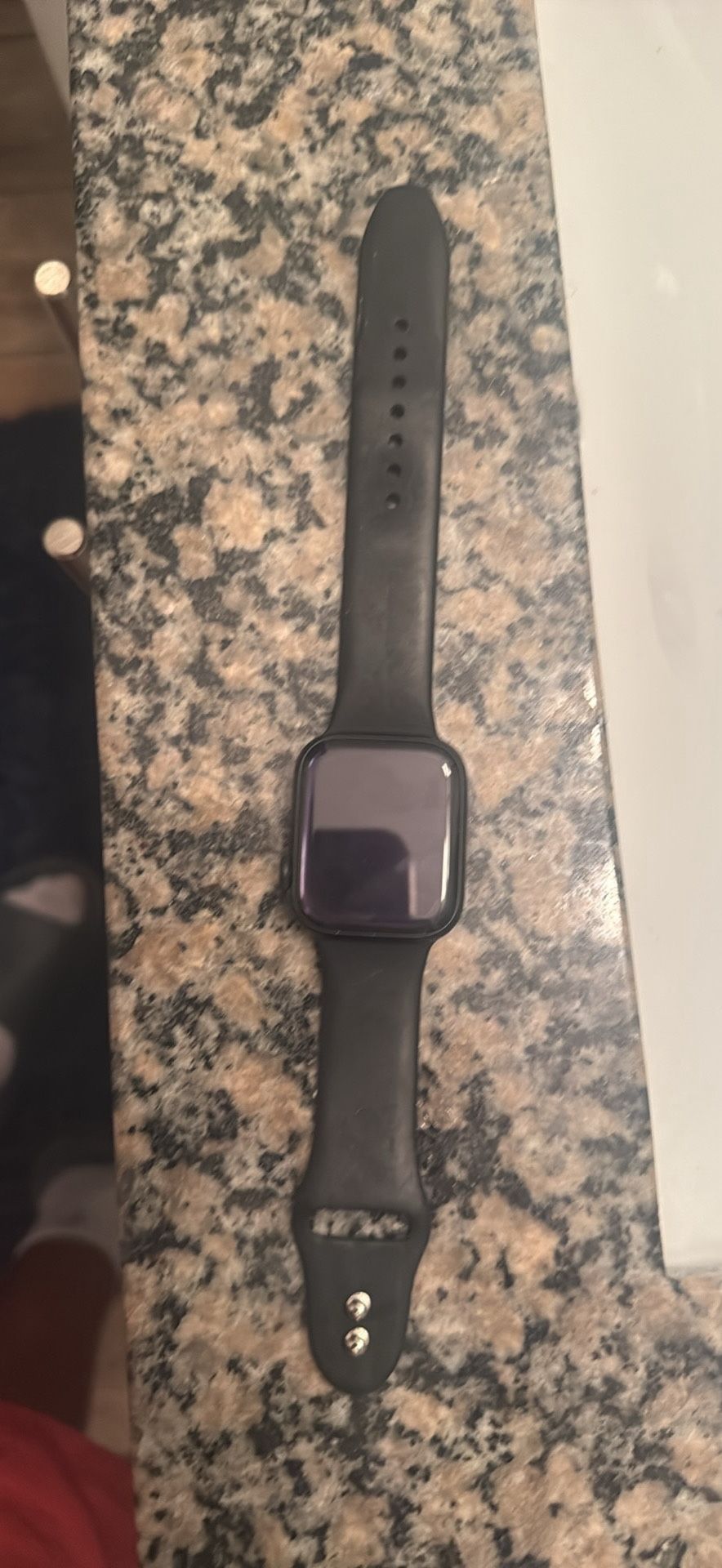 Apple Watch Series 7 (2021) GPS + Cellular 45 mm - Aluminium Midnight - Sport band Black