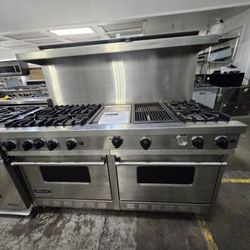 60" VIKING GAS RANGE STAINLESS STEEL 