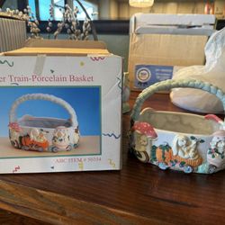Easter Porcelain Basket