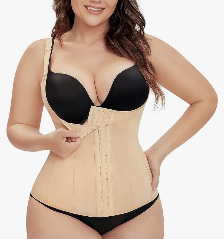 Eleady Womens Waist Trainer Corset Vest Weight Loss Breathable Tank Tops Tummy Control Shapewear Slimming Body Shaper
