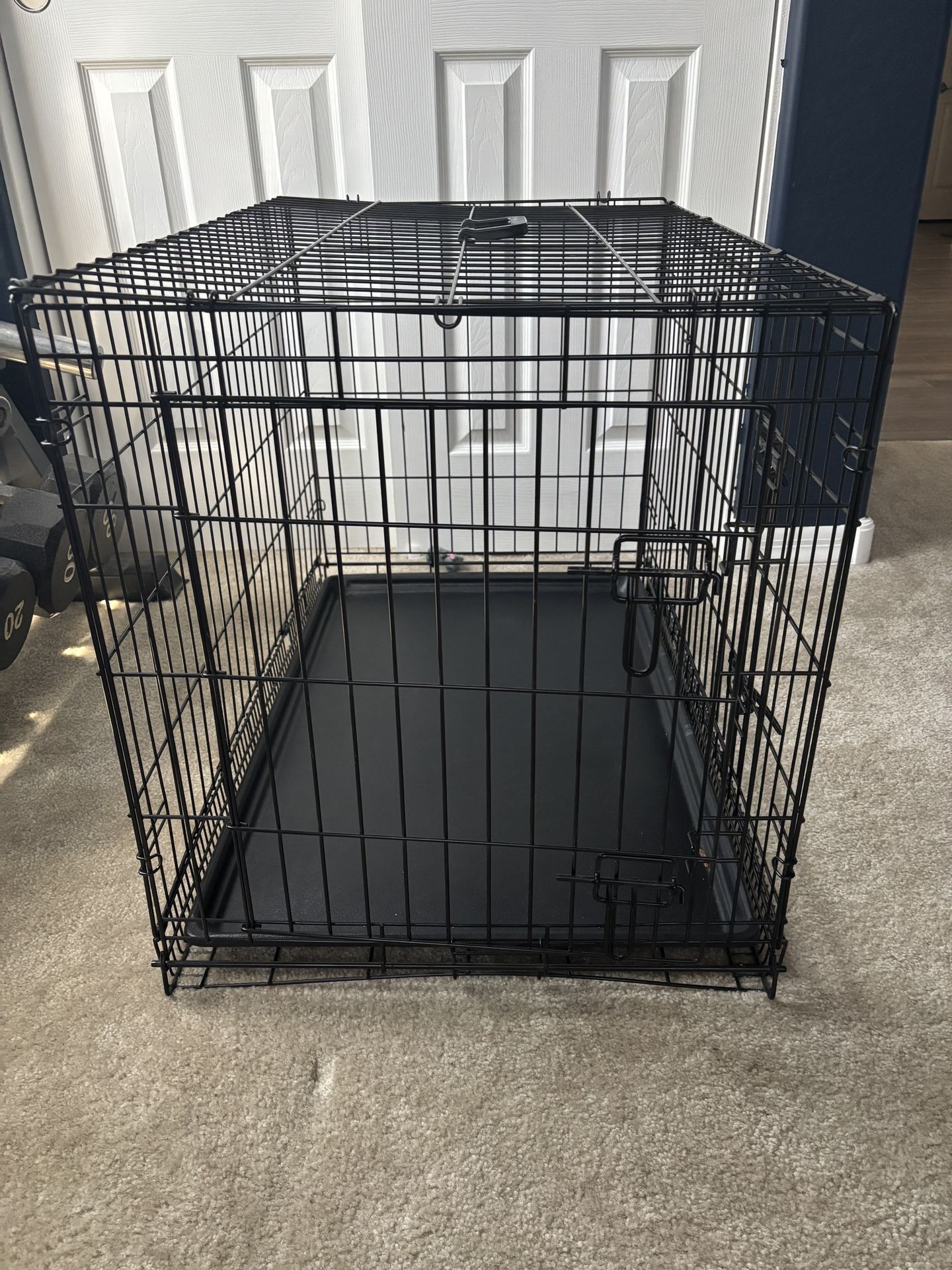 Dog Crate With Tray (22in X 36in)