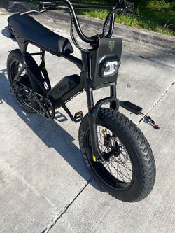 Brand new moto-style electric bike