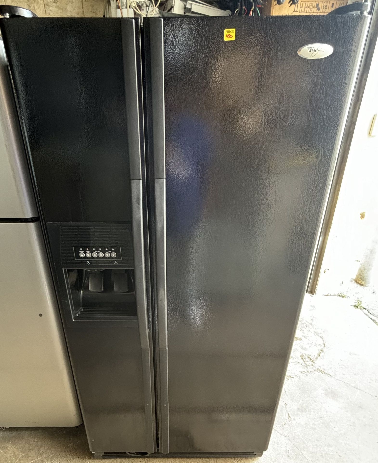 Whirlpool Black Side by Side Refrigerator Option in NC