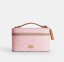 COACH Powder Pink Cosmetic Case Brand new