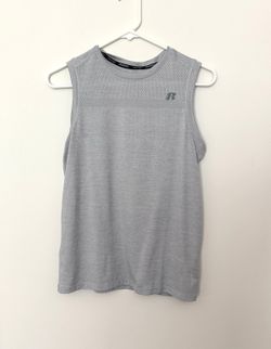Kid's Large Light Gray Russell Athletic Tank Top