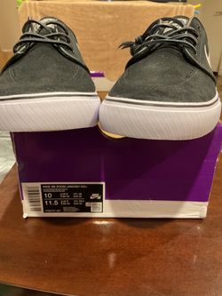 Nike SB Zoom Janoski OG+ Black White Size 10