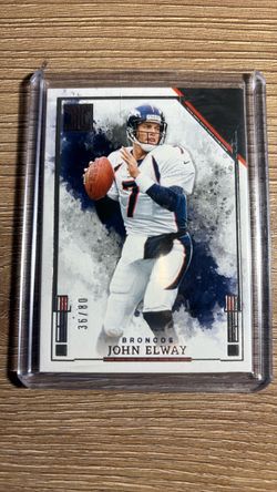 2025 impeccable john elway /80 hof one of the greats