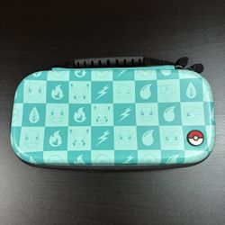 Turquoise Pokémon Themed Nintendo Switch Lite Carrying Case w/ Handle