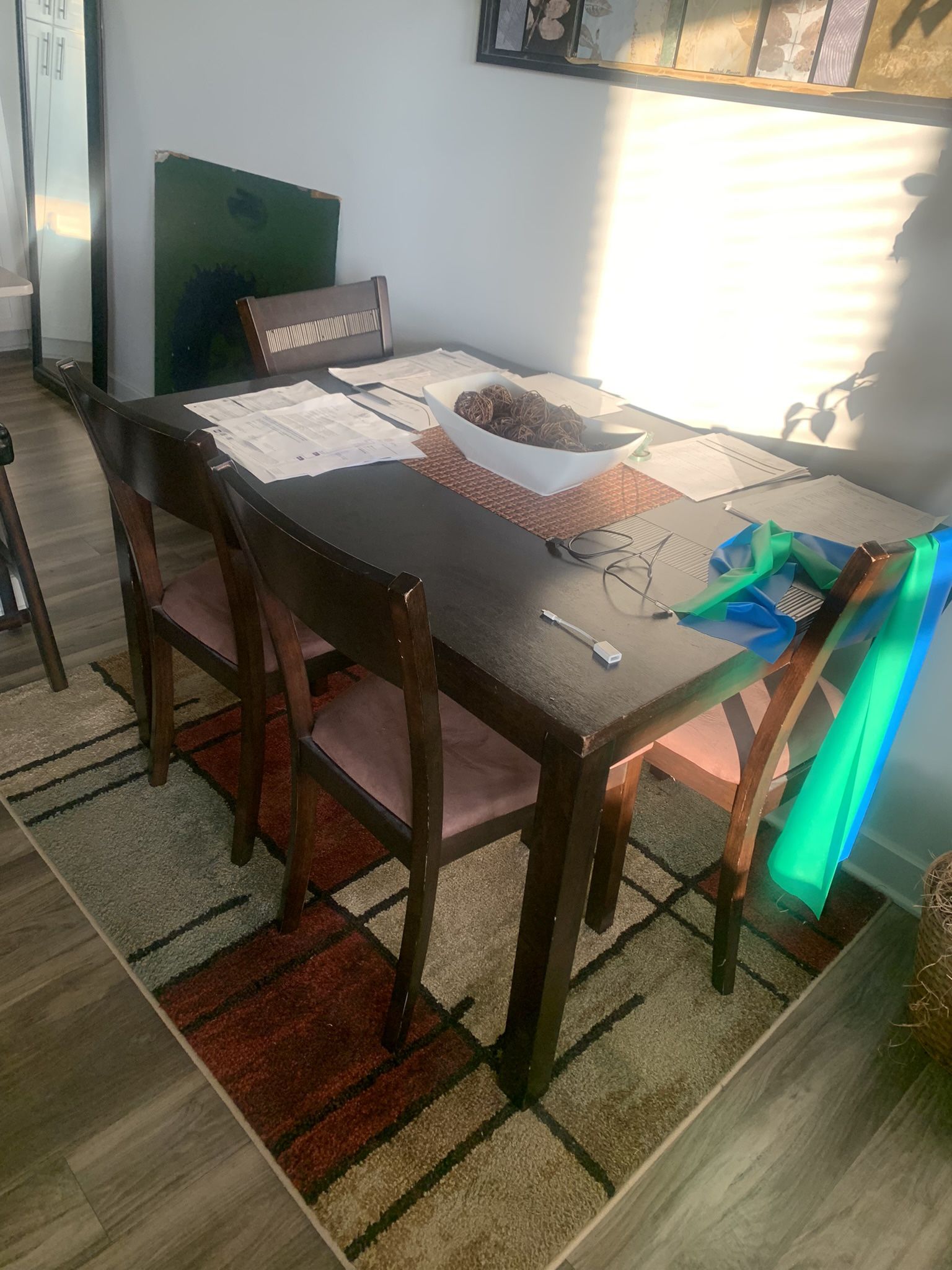 Dining Room Table And 4 Chairs