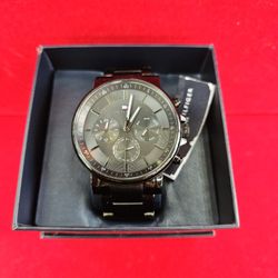 Tommy Hilfiger Men's Black Stainless Steel Watch 43mm