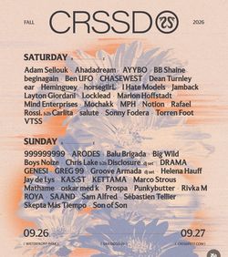 CRSSD Fall 2026 Festival