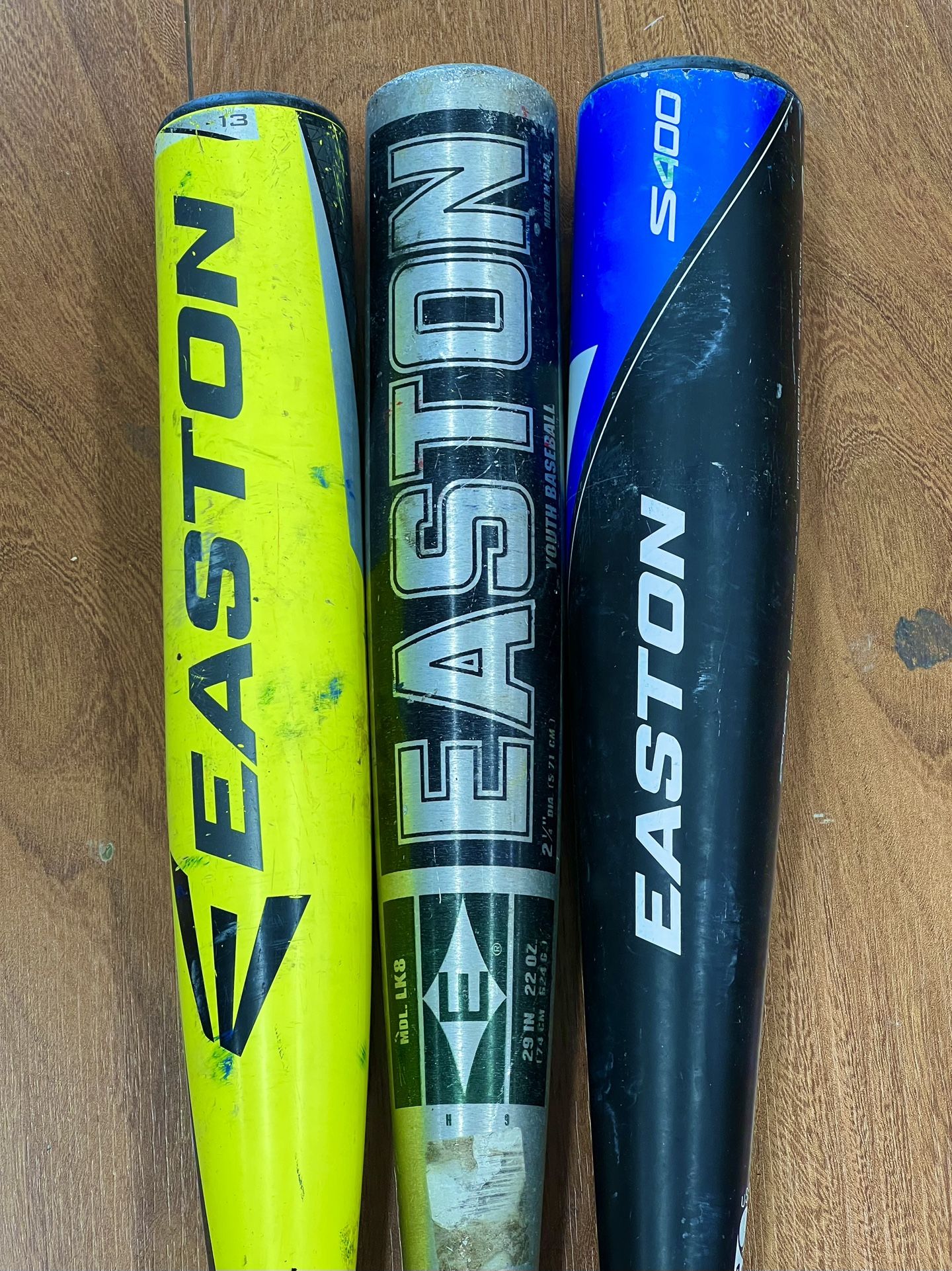 Lot Of 3 Youth Easton Baseball Bats