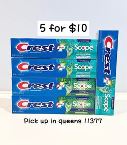 Crest Scope Toothpaste 5.4oz -5 for $10
