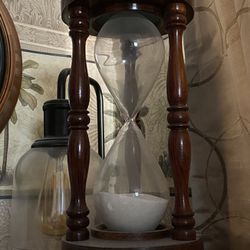 Wooden Hour glass
