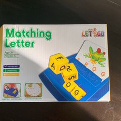 Kids Letter Match Game 