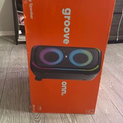 Groove Onn. Wireless Party Speaker With Led Lighting