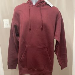 NWT Men’s Pennant Medium Super Hoodie in Maroon