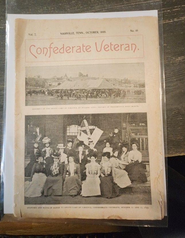 1899 Confederate Veteran Magazine
