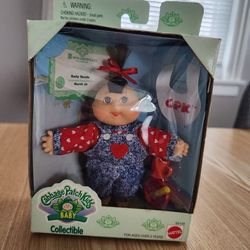 Vintage 1990s Mattel Cabbage Patch Kids Baby Collectible-Keely Maude, New in Box