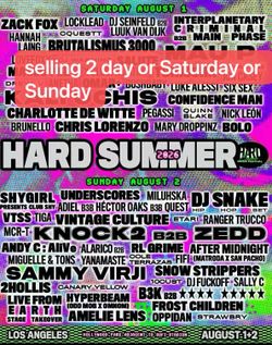 selling 2026 hard summer