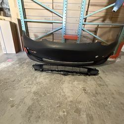 For 2017-2023 Tesla Model 3 Front Bumper Cover With Grille 