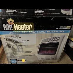 Mr. Heater 30,000 BTU Blue Flame Natural Gas Heater – NEW / Never Used