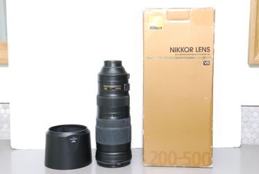 Nikon AF-S 200-500mm f5.6 VR Lens