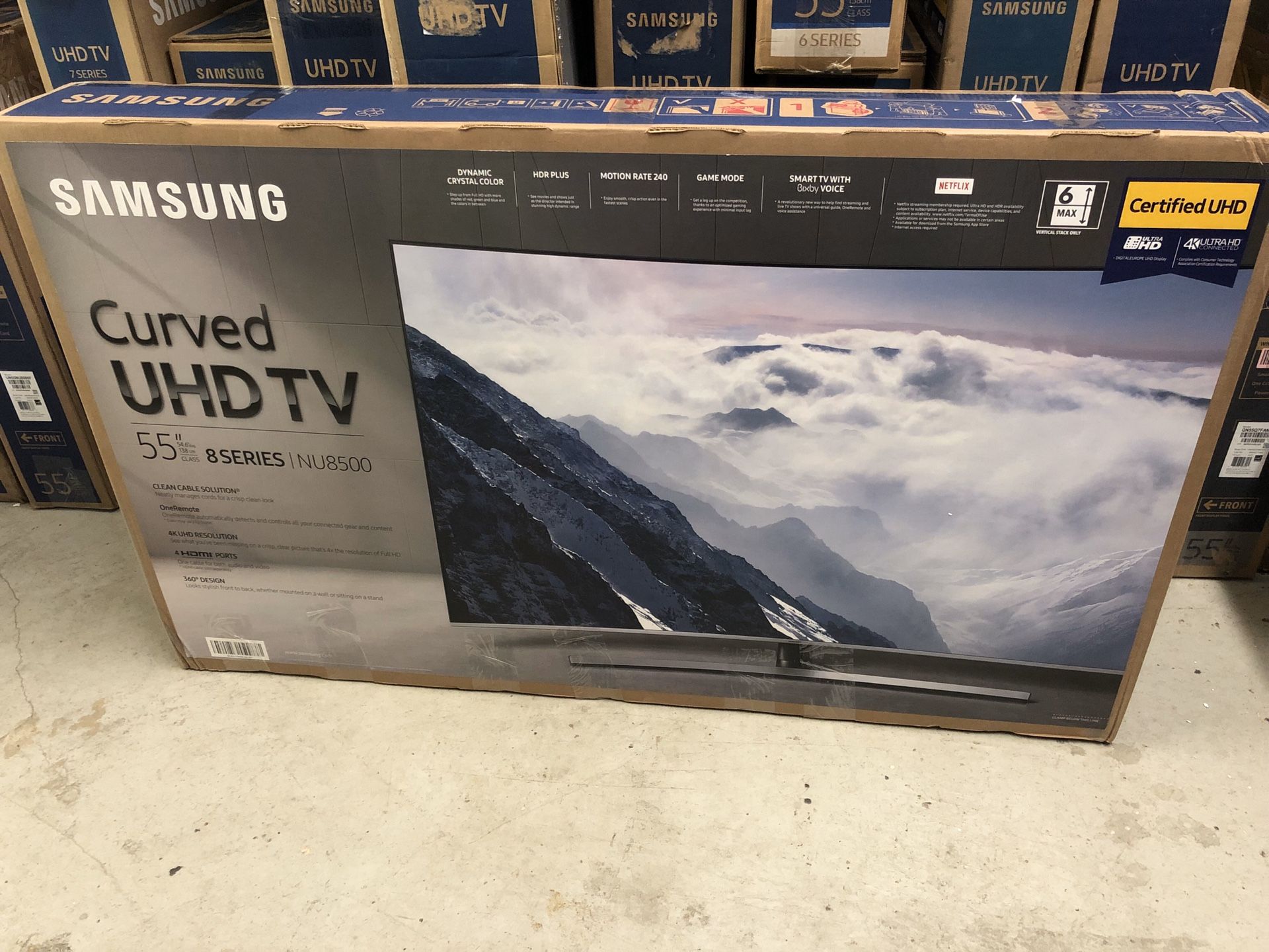 Samsung UN55NU8500 Curved 55-inch 4K UHD Smart TV 8 Series