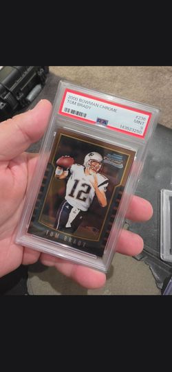 2000 BOWMAN CHROME TOM BRADY ROOKIE PSA 9