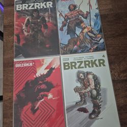 Brzrkr comic books 1-4